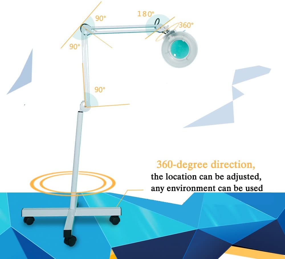 magnifying lamp with LED