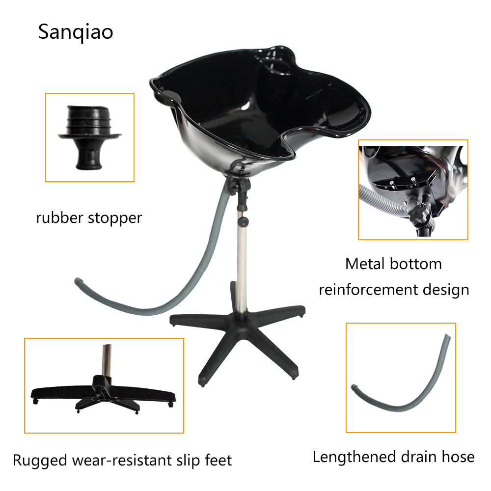 convenient floor standing hair basin