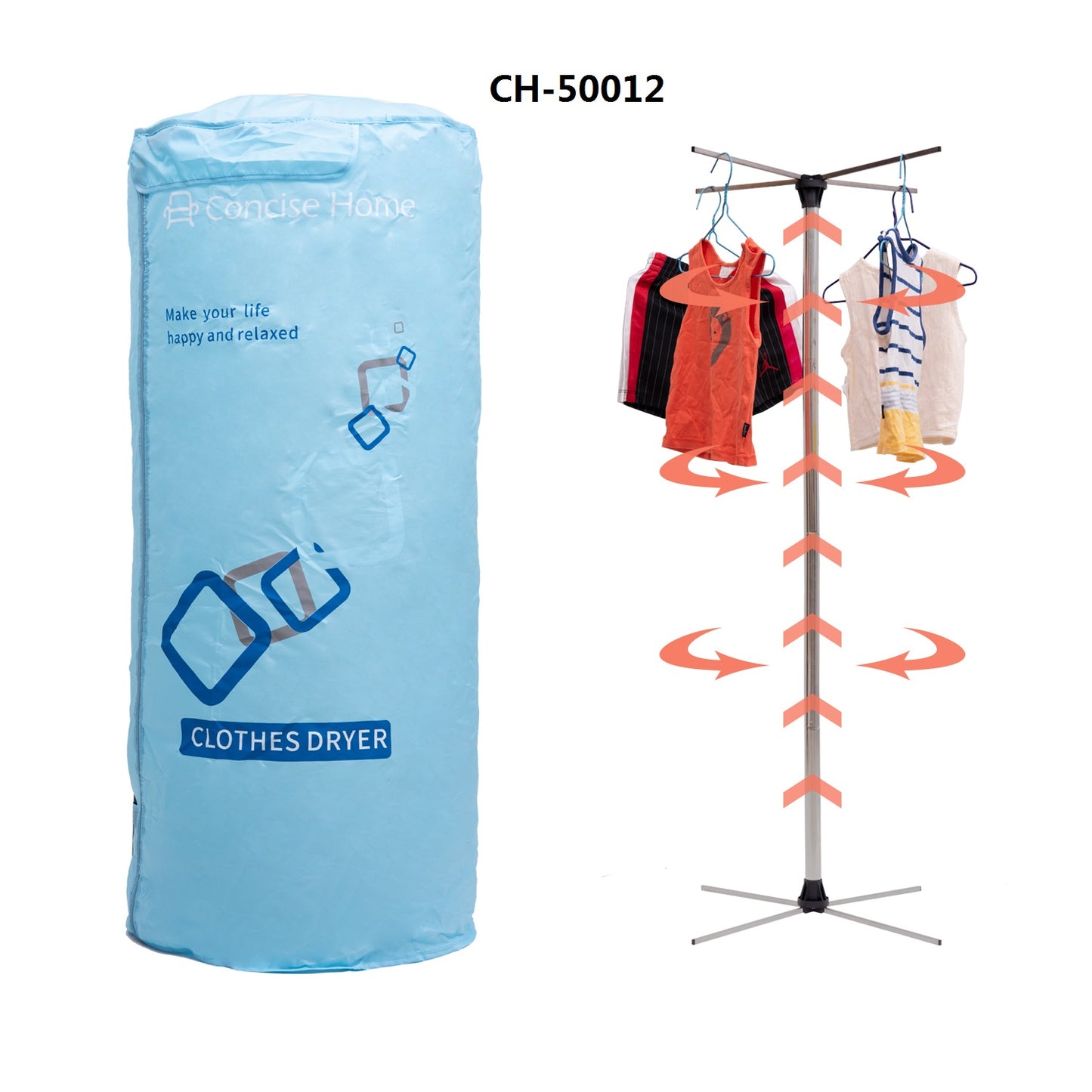 concise home travel clothes dryer