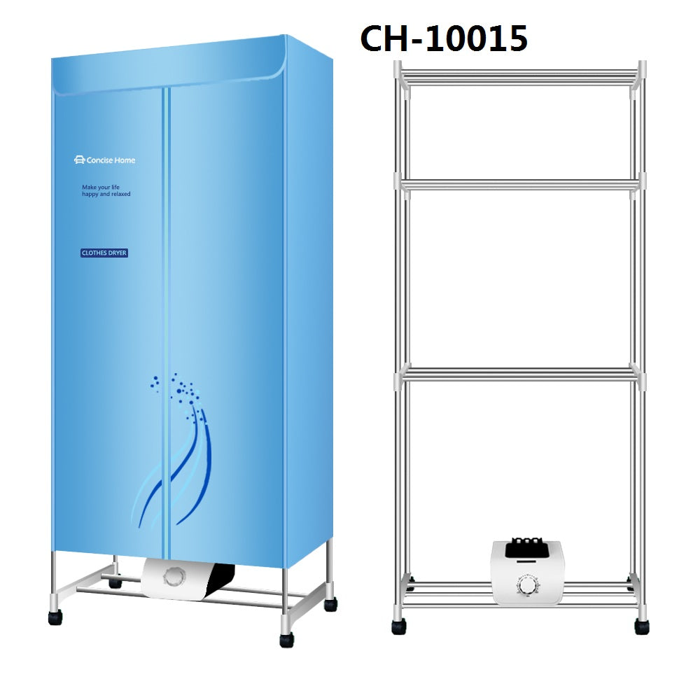 concise home 3 layers clothes dryer