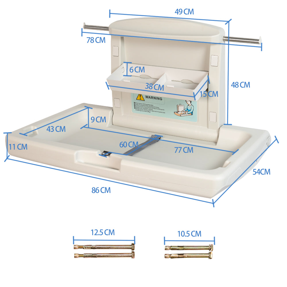 Fold down changing table hotsell